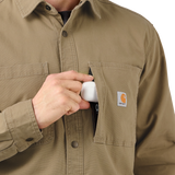 Carhartt Rugged flex Canvas-lined shirt-jac