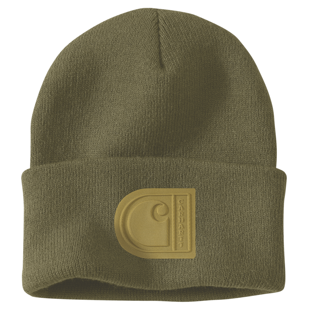 Carhartt AH7190 Knit Cuffed C Patch Beanie