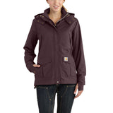 Carhartt Women's Shoreline Waterproof Jacket Deep Wine