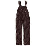 Carhartt 102438 Women's Double Front Bib Dark Brown