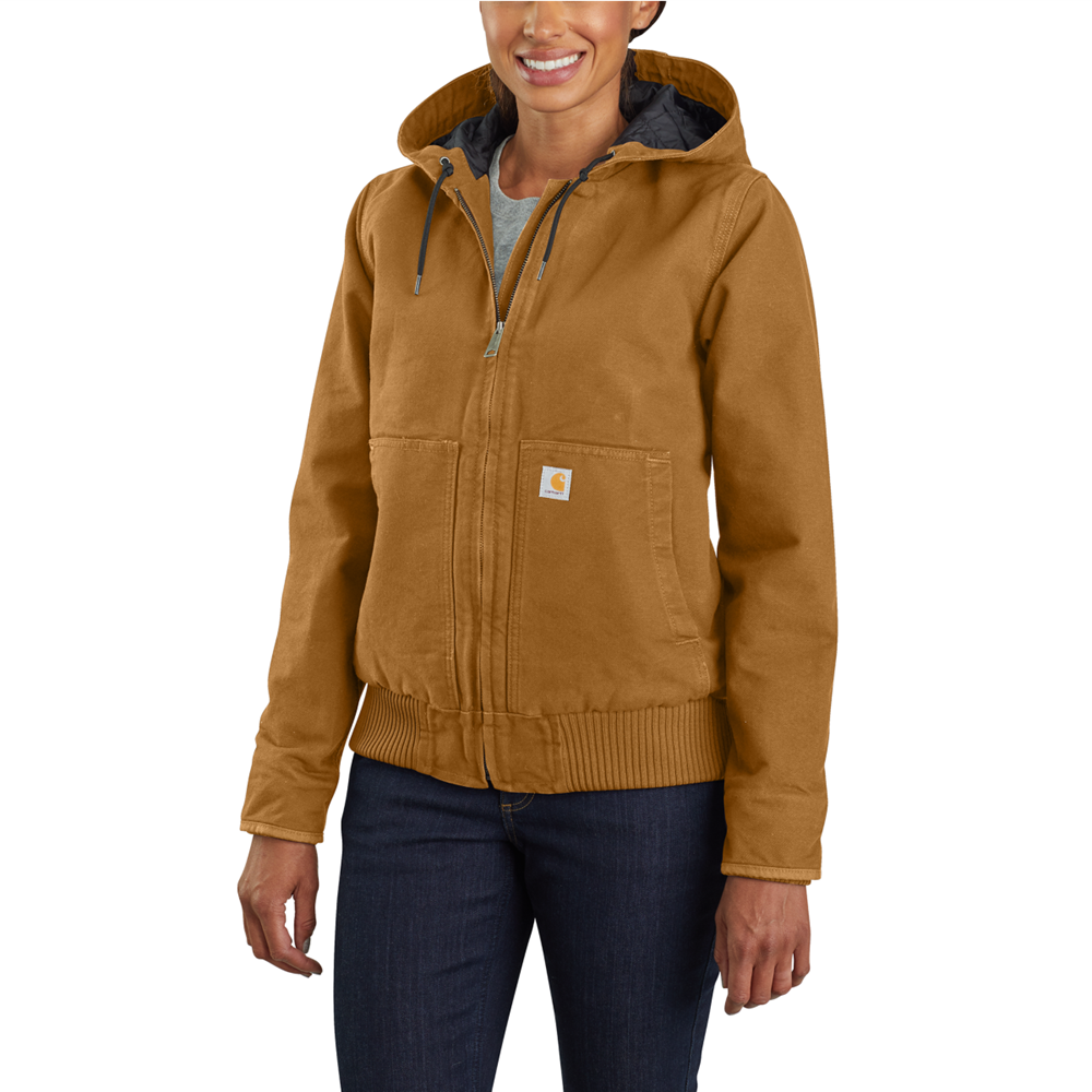Carhartt sandstone active jacket women's hot sale
