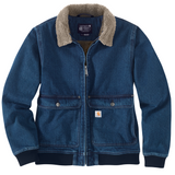 Carhartt Women's OJ5446 Sherpa-lined Denim jacket.