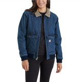 Carhartt Women's OJ5446 Sherpa-lined Denim jacket.