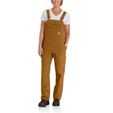 Carhartt 102438 Women's Double Front Bib Brown