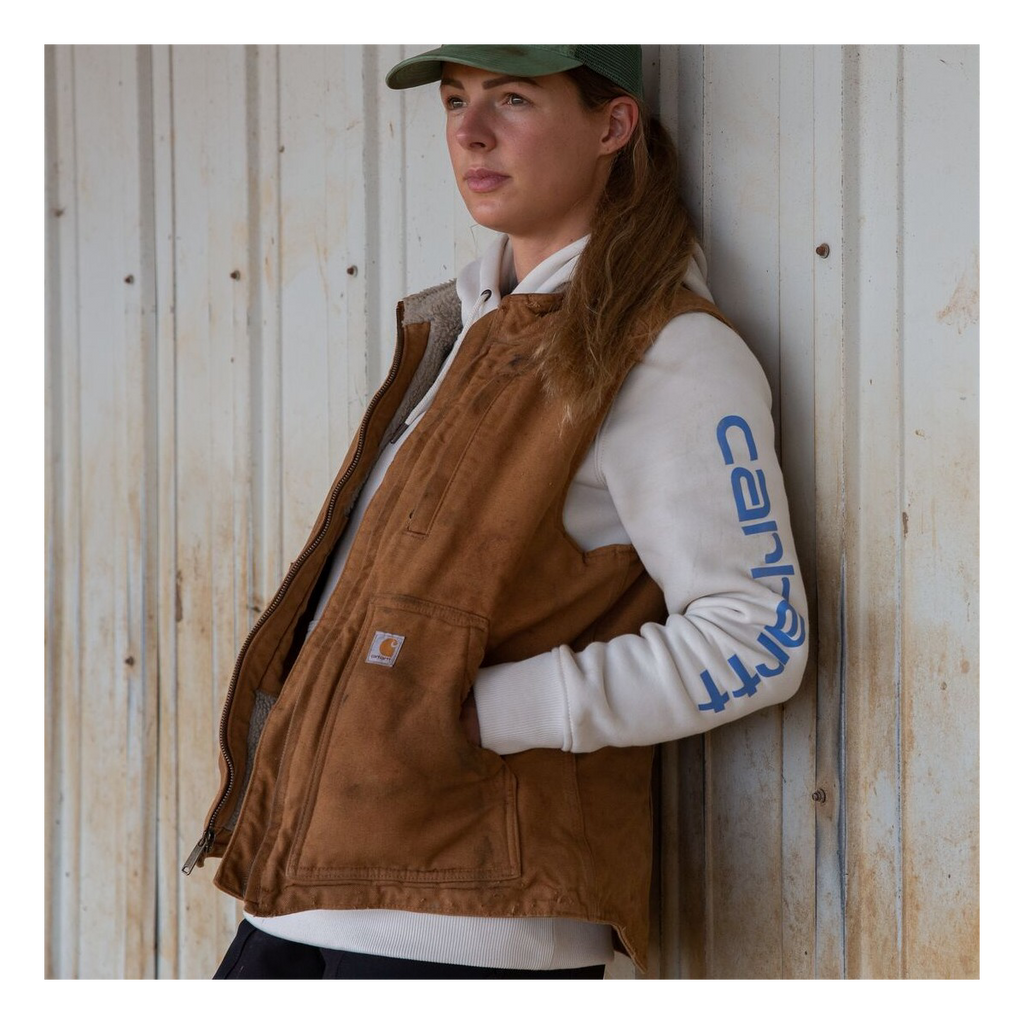 Carhartt sales leather vest