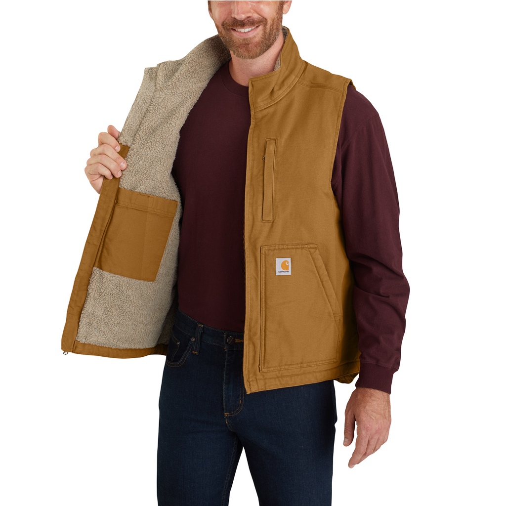 Carhartt sherpa top lined vest