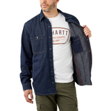 Carhartt TJ5605 Denim Fleece lined shirt-Jac