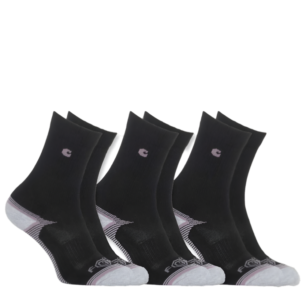 Carhartt WA642 Women's FORCE Performance Sock 3-Pack