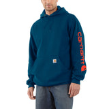 Carhartt K288 Midweight Logo Hoodie Superior Blue