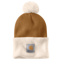 Carhartt AH3343 Knit Pom Cuffed Beanie