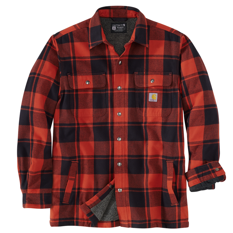 Fleece Lined Shirt Jacket Carhartt Women's Flannel Lined