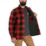 Carhartt 105939 Relaxed fit Heavyweight sherpa lined Shirt jac.