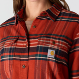 Carhartt WOMENS TENCEL™Fibre series Relaxed fit Long-sleeve flannel shirt