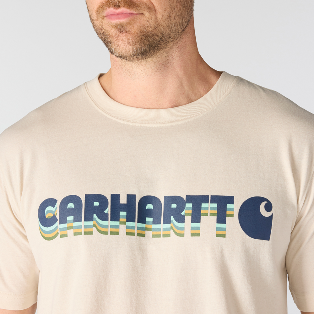 Carhartt TK7318 Irvine Relaxed Layered Logo T-Shirt