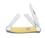 CASE Medium Stockman 3 blade knife, Yellow