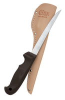 CASE SS Fillet knife w/ Leather Sheath
