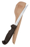 CASE SS Fillet knife w/ Leather Sheath