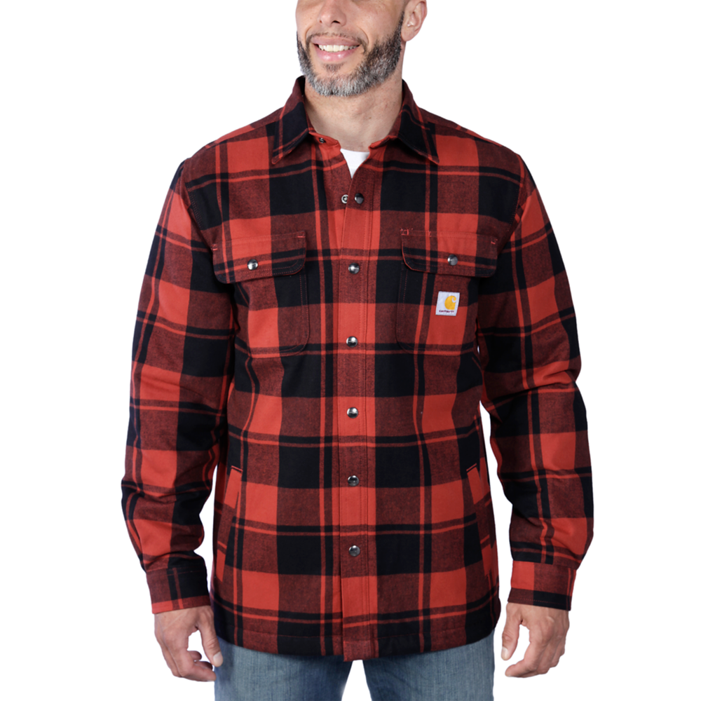 Carhartt 105939 Relaxed fit Heavyweight sherpa lined Shirt jac. Pioneer Outfitters