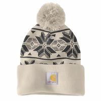 Carhartt AH6647 Knit Pom Jacquard Beanie
