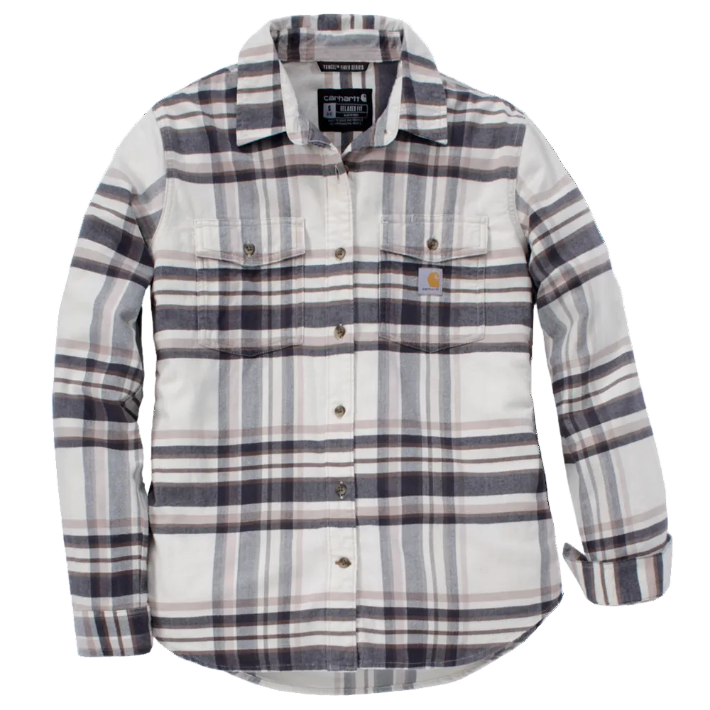 Carhartt WOMENS TENCEL™Fibre series Relaxed fit Long-sleeve flannel shirt