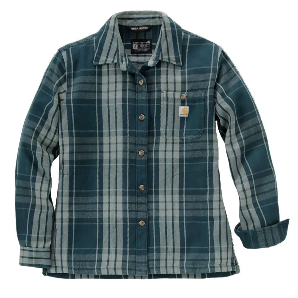 Carhartt WOMENS TENCEL™Fibre series Loose Fit Twill Plaid Shirt