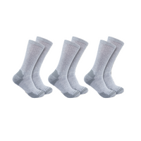 Carhartt SC6203M Midweight Cotton Blend Crew Sock (3 pack)