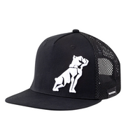 MACK FLAT BRIM DART TRUCKER Black