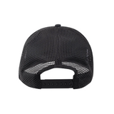 MACK FLAT BRIM DART TRUCKER Black