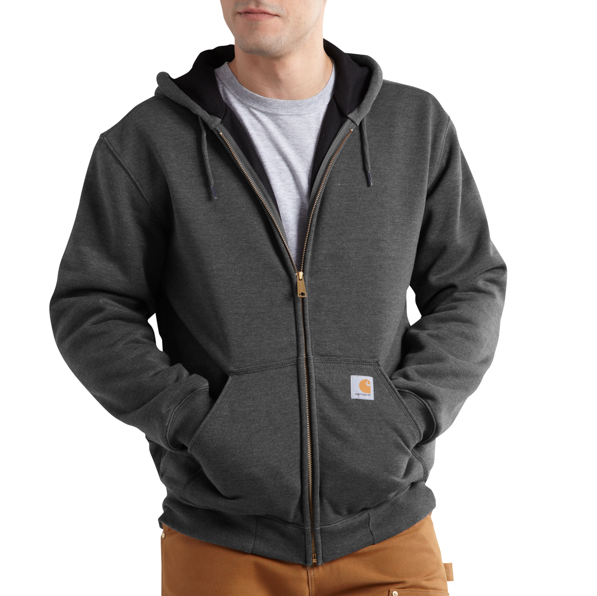 hoodie zippé carhartt