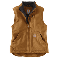 Carhartt 104224 Women's Washed Duck Sherpa lined vest