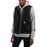 Carhartt Washed Duck Sherpa lined vest