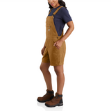 Carhartt BS6197 Womens RUGGED FLEX Canvas Shortall