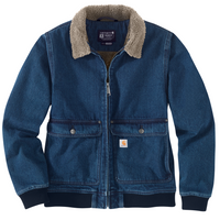 Carhartt Women's OJ5446 Sherpa-lined Denim jacket.