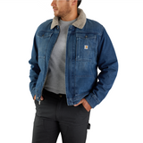Carhartt Relaxed Fit SHERPA-LINED DENIM Jacket