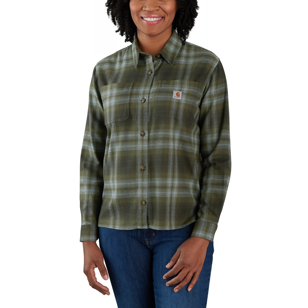 Carhartt women's flannel shirt best sale