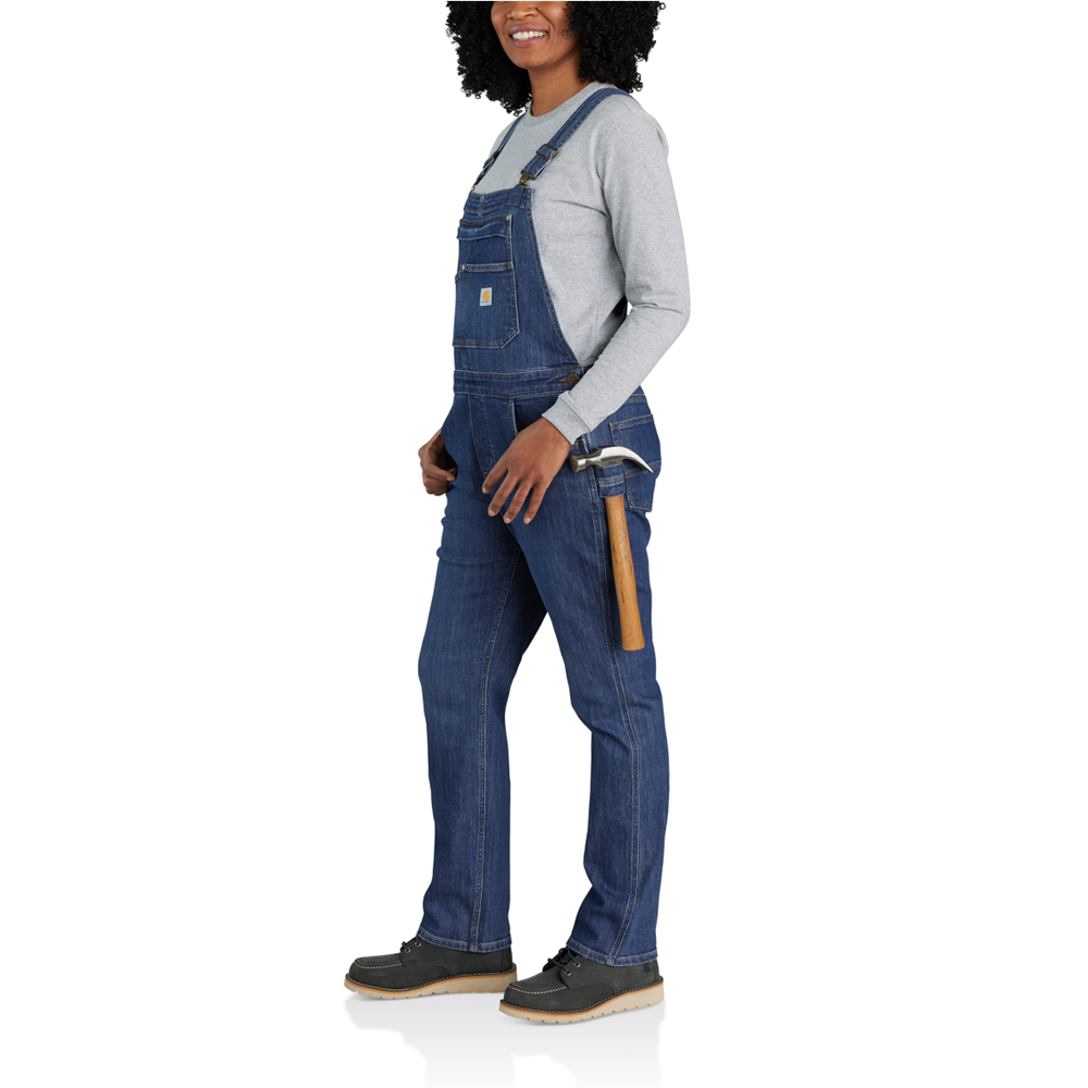 Carhartt denim overalls women's clearance