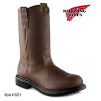 Redwing Brown 11inch Pull on