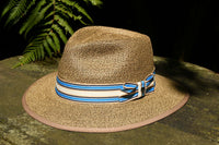 Coastal Indiana Jones Straw Hat with Cloth Band