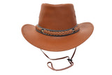 Oily Nubuck Cow Suede Leather Hat