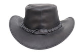Soft Foldable Cow Leather Hat