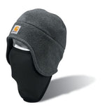 Carhartt A202 2 in 1 Fleece Hat with Face Mask Charcoal Heather