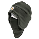 Carhartt A202 2 in 1 Fleece Hat with Face Mask Moss