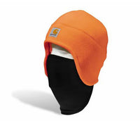 Carhartt A223 2 in 1 Hi Vis Fleece Cap Bright Orange