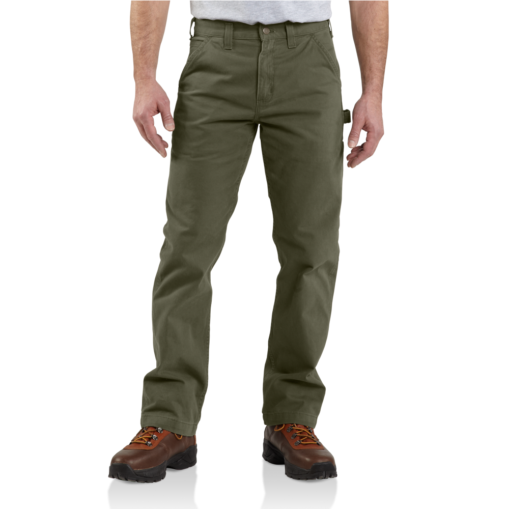 Men's Carhartt Washed Twill Dungaree Relaxed Fit Army Green