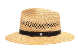 Indiana Jones Nante Straw Hat with Leather Band