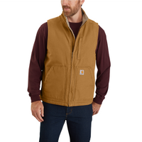 Carhartt Washed Duck Sherpa lined vest