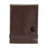Carhartt MILLED LEATHER Classic stitched front pocket wallet