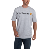 Carhartt K195 Logo T-Shirt Heather Grey
